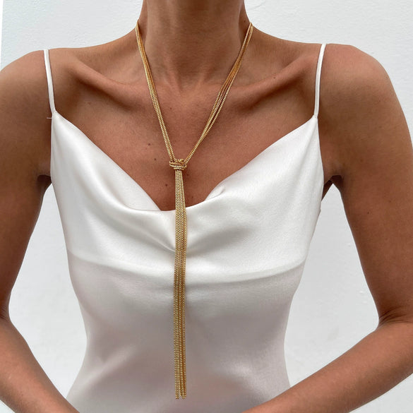 Necklace Hiphop Metallic Snake Bone Chain Geometric Pattern Electroplating Women's