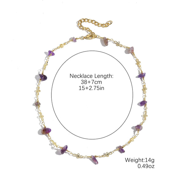 Necklace Imitation Pearl Alloy Geometric Electroplating