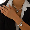 Necklace Imitation Pearl Alloy Geometric Irregular Electroplating For Women