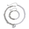 Necklace Imitation Pearl Alloy Geometric Irregular Electroplating For Women