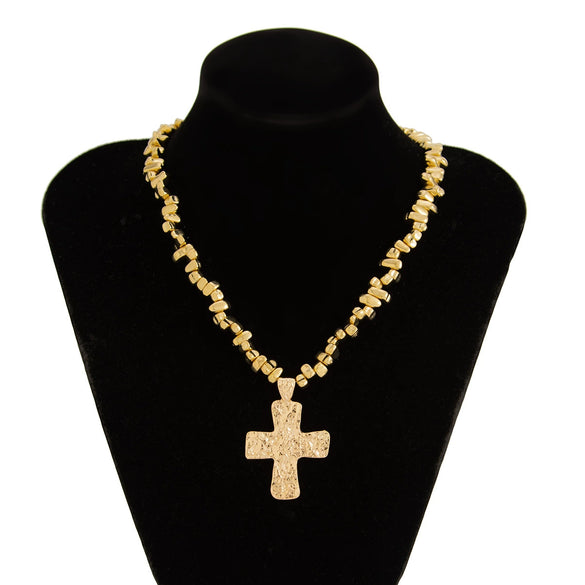 Necklace Imitation Pearl Geometric Handmade Hiphop Versatile Minimalist