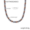Necklace Imitation Pearl Geometric Handmade Women's Jewelry