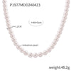 Necklace Imitation Pearl Geometric Handmade Women's Jewelry