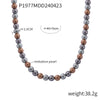 Necklace Imitation Pearl Geometric Handmade Women's Jewelry