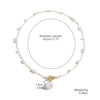 Necklace Imitation Pearl Geometric Simple Electroplating Women's