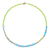 Necklace Imitation Pearl Rice Beads Imperial Stone Geometric Handmade