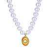 Necklace Imitation Pearls Alloy Geometric Baroque Electroplating