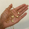 Necklace Iron Chain Alloy Heart Shape Geometric Electroplating For Women