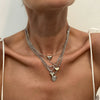 Necklace Iron Chain Alloy Heart Shape Geometric Electroplating For Women
