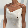 Necklace Iron Copperclad Iron Sheet Snake Bone Chain Hip Hop Punk Style Geometric Electroplated For Women