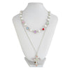 Necklace Iron Zinc Alloy Alloy Heart Geometric Shaped Set With Diamonds Clavicle Chain For Women