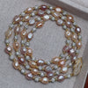 Necklace Jewelry Alloy Freshwater Pearl Baroque Long Light Luxury Street Personality Exaggerated Neutral Niche Ins Popular Sweet Natural Cool Style
