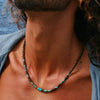 Necklace Jewelry Coconut Shell Imperial Stone Geometric Handmade For Men And Women