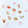 Necklace Jewelry Colorful Zircon Marine Animal Cross Chain Style