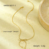 Necklace Jewelry Fashion Bow Stainless Steel Electroplated