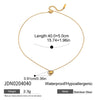 Necklace Jewelry Stainless Steel Titanium Steel Diamond Cut Out Heart Geometric Electroplating Pendant For Women