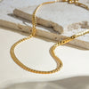 Necklace Jewelry Stainless Steel Titanium Steel Geometric Electroplating Women's