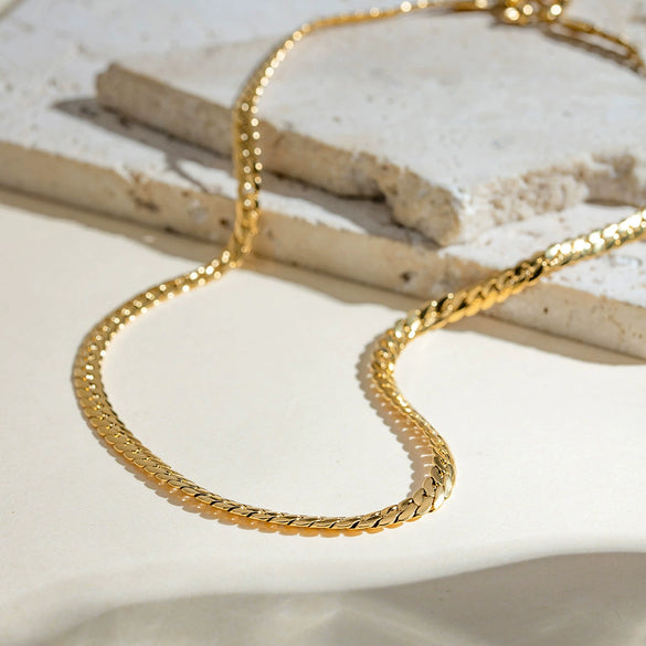 Necklace Jewelry Stainless Steel Titanium Steel Geometric Electroplating Women's