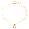 Necklace Jewelry Stainless Steel Titanium Steel Geometric Irregular Hammer Grain Round Snake Bone Chain Electroplated For Women