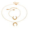 Necklace Jewelry Stainless Steel Titanium Steel Geometric Pendant Electroplating For Women