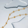 Necklace Jewelry Stainless Steel Titanium Steel Geometric Tassel Pendant Electroplating For Women