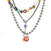Necklace Jewelry Titanium Steel Geometric Pattern Polished Hiphop Water Wave Chain For Women
