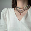 Necklace Jewelry Titanium Steel Geometric Pattern Polished Hiphop Water Wave Chain For Women