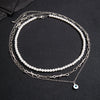 Necklace Jewelry Zinc Alloy Geometric Handmade Men's Hip Hop Thorn Glasses Clavicle Chain