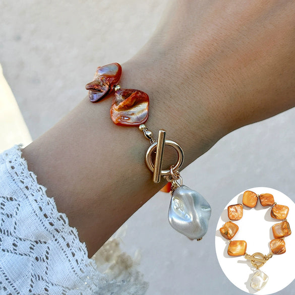 Necklace Jewelry Zinc Alloy Geometric Star Electroplated Shell Starfish Vacation Style Women's