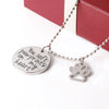 Necklace Letters You Left Paw Prints On My Heart Dog Claw Pendant Necklace Wholesale Gooddiy