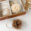 Necklace Mesh Wax Rope Chain Handmade Flower Design For Women