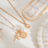 Necklace Metal Alloy Imitation Pearl Snake Bone Chain Ocean Style Animal Zodiac Geometric Electroplated
