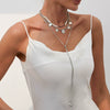 Necklace Metal Geometric Snake Bone Chain Iron Chain Copper Clad Iron Chain Electroplating Women
