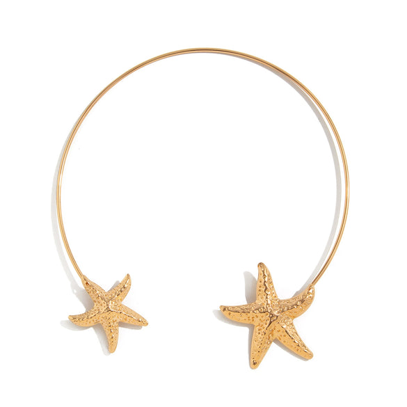 Necklace Metal Iron Alloy Star Flower Vacation Style