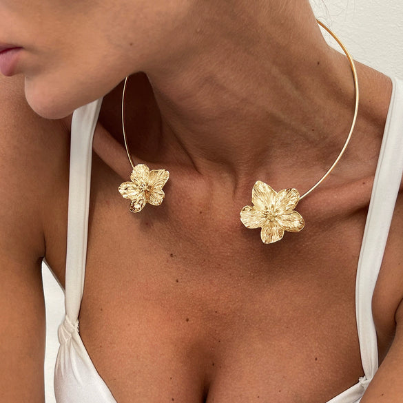 Necklace Metal Iron Alloy Star Flower Vacation Style