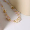 Necklace Natural Freshwater Pearl Geometric Handmade Women's