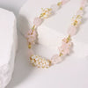Necklace Natural Freshwater Pearl Geometric Handmade Women's