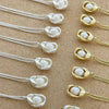Necklace Natural Freshwater Pearl Irregular Copper Geometric Electroplating Luxury Niche Design