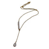 Necklace Natural Freshwater Pearl Woolen Copper Chain Niche Minimalist Style With Shape And Water Drop Shape