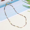 Necklace Natural Stone Beaded Freshwater Pearl Stainless Steel Geometric Handmade For Women