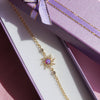 Necklace Opal Zircon Copper Geometric Style Micropaved Star Pendant