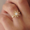 Necklace Opal Zircon Copper Geometric Style Micropaved Star Pendant