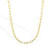 Necklace Paper Clip Chain Cold Style Electroplating
