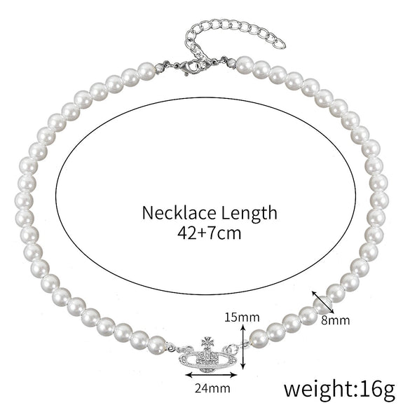 Necklace Pearl Alloy Handmade Star Geometric Styling Pendant Jewelry For Women