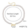 Necklace Pearl Alloy Handmade Star Geometric Styling Pendant Jewelry For Women