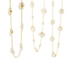 Necklace Pearl Baroque Style Geometric Stainless Steel 18K Goldplated Electroplated Women's
