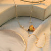 Necklace Pearl Copper Retro Flower Electroplating For Women