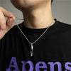 Necklace Pearl Titanium Steel Drop Shape Flower Design For Women