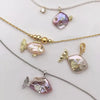 Necklace Pendant Brass Imitation Pearls Animal Zodiac Electroplating Jewelry