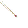 Necklace Pendant Clavicle Chain Copper Mixed Gemstone Inlay Geometric Minimalist Zirconia O Chain